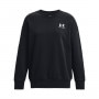 mini: Damska bluza dresowa nierozpinana bez kaptura Under Armour UA Icon Fleece OS Crew - czarna (6)