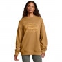 Obrazek dla: UNDER ARMOUR Damska bluza dresowa nierozpinana bez kaptura Under Armour Project Rock W Hwt Crew Tools   brązowa Brązowy