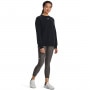 mini: Damska bluza dresowa nierozpinana bez kaptura Under Armour Rival Fleece Crew - czarna (3)