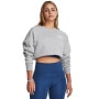mini: Damska bluza dresowa nierozpinana bez kaptura Under Armour UA Icon Fleece OS Crew - szara (4)