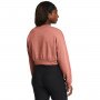 mini: Damska bluza dresowa nierozpinana bez kaptura Under Armour UA Rival Terry OS Crop Crw - różowa (2)