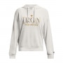 mini: Damska bluza dresowa nierozpinana z kapturem Under Armour Project Rock Everyday Terry Hoody - biała  (5)