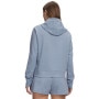 mini: Damska bluza dresowa nierozpinana z kapturem Under Armour Sport Terry Hoodie - niebieska (2)