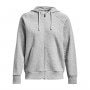 mini: Damska bluza dresowa rozpinana z kapturem Under Armour UA Rival Fleece FZ Hoodie - szara (5)