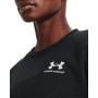 Damska bluza dresowa Under Armour Essential Fleece Crew - czarna