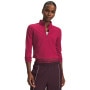 Obrazek dla: UNDER ARMOUR Damska bluza treningowa bez kaptura Under Armour Motion 1/2 Zip  burgundowa Burgundowy