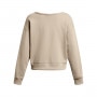 mini: Damska bluza treningowa nierozpinana bez kaptura Under Armour Project Rock HW Terry LS Q1 - beżowa (2)