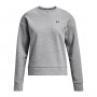 mini: Damska bluza treningowa nierozpinana bez kaptura Under Armour Unstoppable Flc Crew - szara (5)