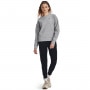 mini: Damska bluza treningowa nierozpinana bez kaptura Under Armour Unstoppable Flc Crew - szara (4)