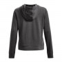 mini: Damska bluza treningowa UNDER ARMOUR Rival Terry FZ Hoodie - szara (6)