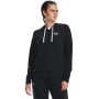 mini: Damska bluza treningowa UNDER ARMOUR Rival Terry FZ Hoodie - czarna (1)