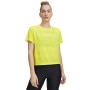 mini: Damska koszulka do biegania Under Armour UA Velociti Shortsleeve - żółta (1)