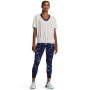 mini: Damska koszulka treningowa Under Armour Project Rock Completer Deep V T - kremowa (2)