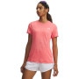 mini: Damska koszulka treningowa Under Armour Tech SSC- Twist - rożowa (1)