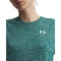 mini: Damska koszulka treningowa Under Armour Tech SSC- Twist - zielona (3)