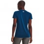 mini: Damska koszulka treningowa Under Armour Tech SSV - Solid - granatowa (2)