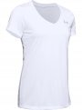 mini: Damska koszulka treningowa UNDER ARMOUR Tech SSV - Solid - biała (4)