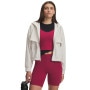 mini: Damska kurtka polarowa Under Armour UA Performance Fleece - kremowa (1)