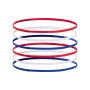 mini: Damska opaska na głowę treningowa (6-pack) Under Armour W's Mini Elastic 6PK - multikolor (2)