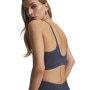 mini: Damski biustonosz sportowy z niskim wsparciem Under Armour UA Seamless Cotton Low - niebieski (3)