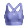 Biustonosz treningowy UNDER ARMOUR Crossback Longline - fioletowy