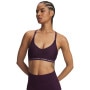 Obrazek dla: UNDER ARMOUR Damski biustonosz treningowy Under Armour Crossback Low Strappy  fioletowy Fioletowy