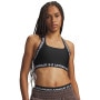 mini: Damski biustonosz treningowy Under Armour HeatGear Mid T-Back - czarny (1)