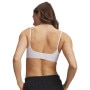 mini: Damski biustonosz treningowy Under Armour Open Back Bralette - biały (2)