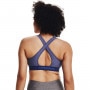 mini: Biustonosz treningowy UNDER ARMOUR UA Crossback Mid Heather Bra - granatowy (6)