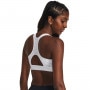 mini: Biustonosz treningowy Under Armour UA HeatGear High - biały  (7)