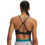 mini: Damski biustonosz treningowy Under Armour UA Strappy Bralette - czarny (2)