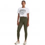 mini: Damski t-shirt z nadrukiem Under Armour UA Collegiate Crest Crop SS - biały (1)