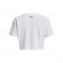 mini: Damski t-shirt z nadrukiem Under Armour UA Collegiate Crest Crop SS - biały (7)