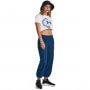 mini: Damski t-shirt z nadrukiem Under Armour UA Make All Heavyweight SS - biały (3)