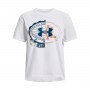 mini: Damski t-shirt z nadrukiem Under Armour UA Make All Heavyweight SS - biały (6)