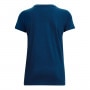 mini: Damski t-shirt z nadrukiem Under Armour UA Rival Logo SS - granatowy (5)