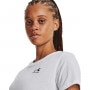 mini: Damski t-shirt z nadrukiem Under Armour UA W Sportstyle LC SS - biały (4)