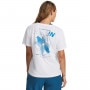 mini: Damski t-shirt z nadrukiem Under Armour UA We All Play SS - biała (2)