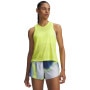 mini: Damski top do biegania Under Armour UA Velociti Singlet - żółty (1)