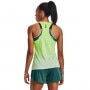 mini: Damski top do biegania Under Armous UA Rush Run Singlet - limonka (2)