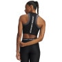 mini: Damski top treningowy Under Armour HeatGear Rib - czarny (2)