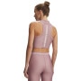 mini: Damski top treningowy Under Armour UA HeatGear Rib Tank - różowy (2)