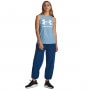 mini: Damski top z nadrukiem Under Armour UA Live Rival Tank - niebieski (3)