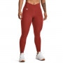mini: Damskie legginsy treningowe Under Armour Project Rock LG Crossover Ankle Leggins - brązowe (2)