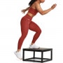 mini: Damskie legginsy treningowe Under Armour Project Rock LG Crossover Ankle Leggins - brązowe (5)