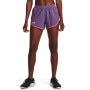 mini: Damskie spodenki do biegania UNDER ARMOUR UA Fly By Elite 3'' Short - fioletowe (2)