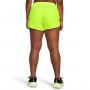 mini: Damskie spodenki do biegania Under Armour UA Fly By 3'' Shorts - zielone  (3)