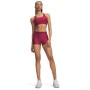 mini: Damskie spodenki treningowe Under Armour HeatGear Shorty - burgundowe (5)