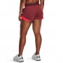 mini: Damskie spodenki treningowe Under Armour Play Up Short 3.0 Twist - bordowe (3)