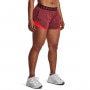 mini: Damskie spodenki treningowe Under Armour Play Up Short 3.0 Twist - bordowe (2)